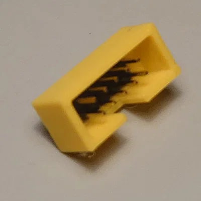 Khung IDC 10 pin Male Box Header 2x5 pin Connector (in 3D)