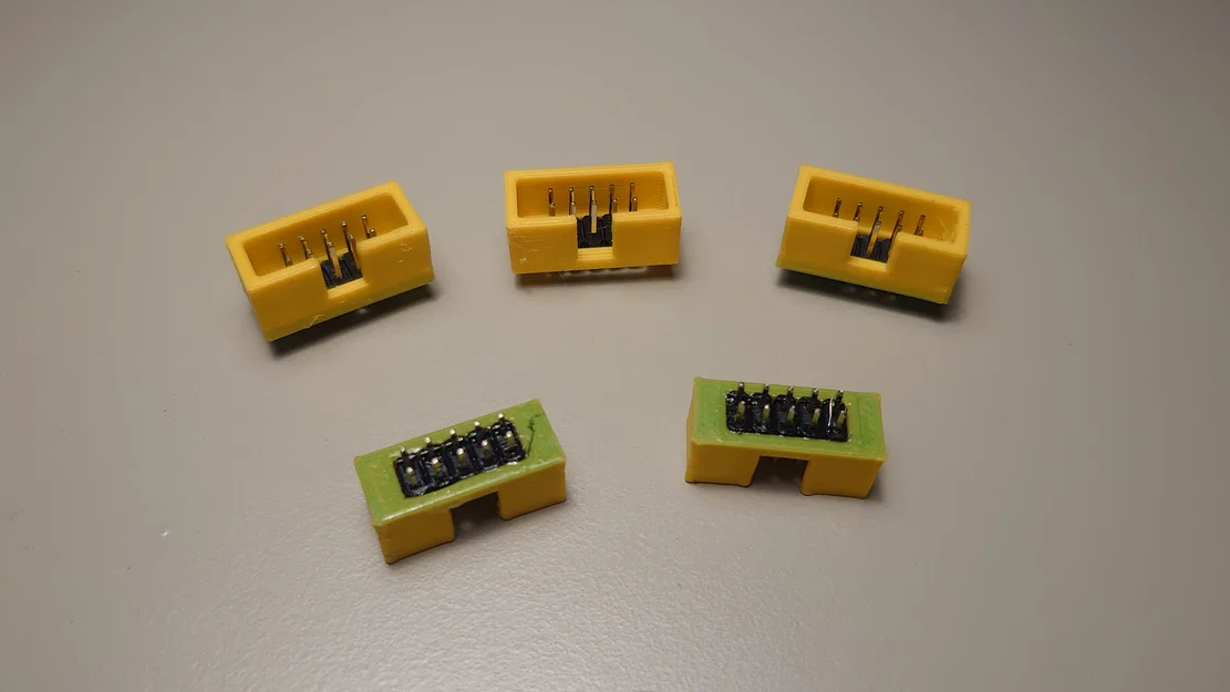 Khung IDC 10 pin Male Box Header 2x5 pin Connector (in 3D) - Image 4