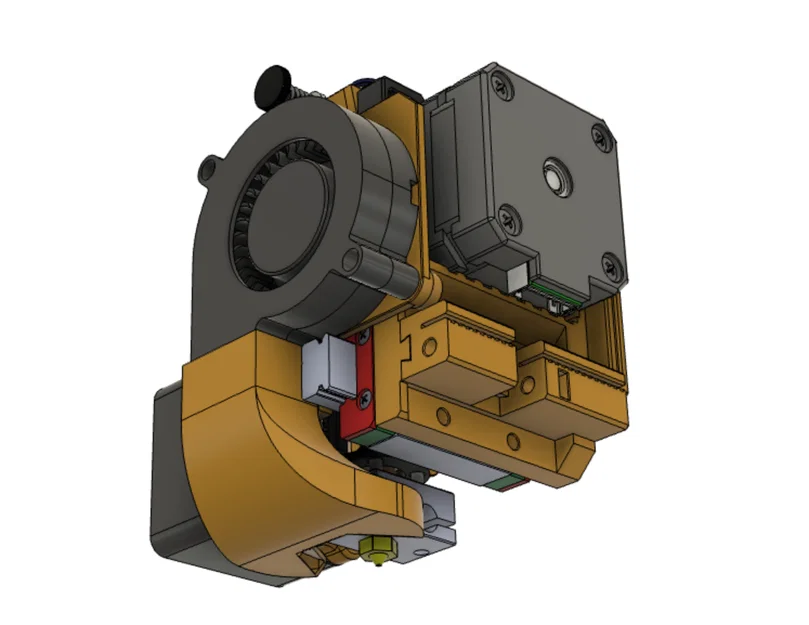 Nâng cấp Linear Rail X-Max (X-Plus): Carriage cho Extruder Dual Drive + E3D V6 - Image 2