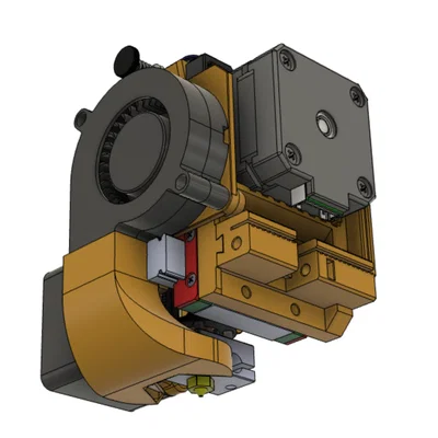 Nâng cấp Linear Rail X-Max (X-Plus): Carriage cho Extruder Dual Drive + E3D V6