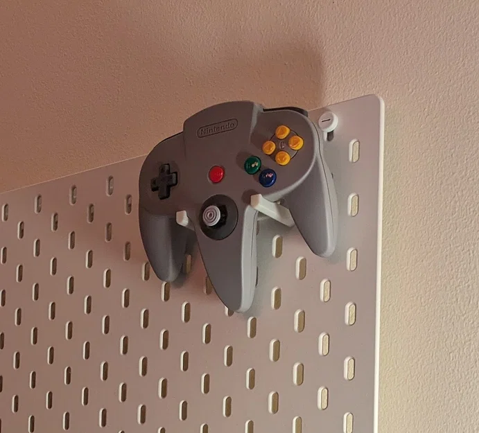 Ngàm treo tay cầm N64 cho Skadis (Skadis N64 Controller Mount) - Image 1