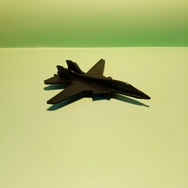 Mô hình máy bay chiến đấu F-14 đơn giản - File in 3D - Image 4