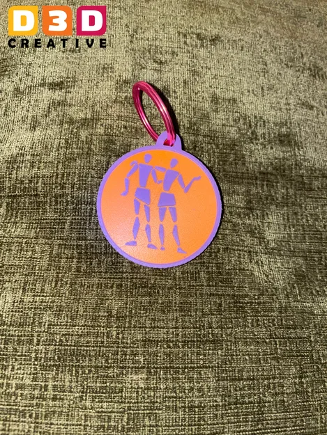 Dấu Hiệu 12 Cung Hoàng Đạo - Móc Khóa (Key Chain/Key Ring/Key Tag) - Image 4