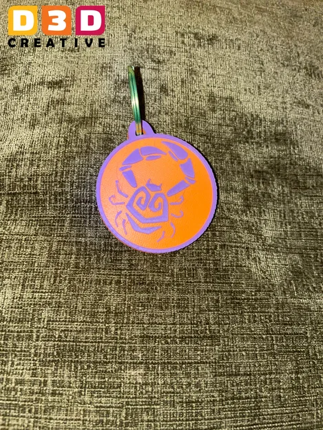 Dấu Hiệu 12 Cung Hoàng Đạo - Móc Khóa (Key Chain/Key Ring/Key Tag) - Image 5
