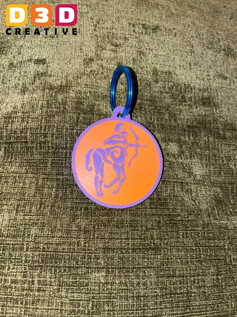 Dấu Hiệu 12 Cung Hoàng Đạo - Móc Khóa (Key Chain/Key Ring/Key Tag) - Image 10