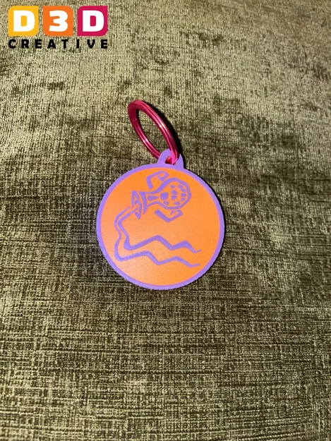 Dấu Hiệu 12 Cung Hoàng Đạo - Móc Khóa (Key Chain/Key Ring/Key Tag) - Image 12