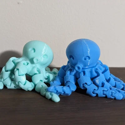 Bạch Tuộc Nhí Dễ Thương Xoay Tròn (Spinning Cute Little Octopus)