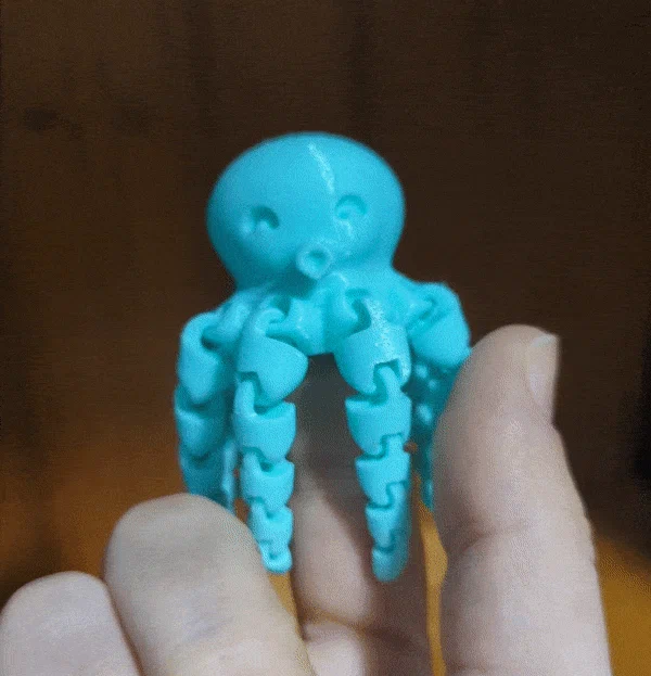 Bạch Tuộc Nhí Dễ Thương Xoay Tròn (Spinning Cute Little Octopus) - Image 2