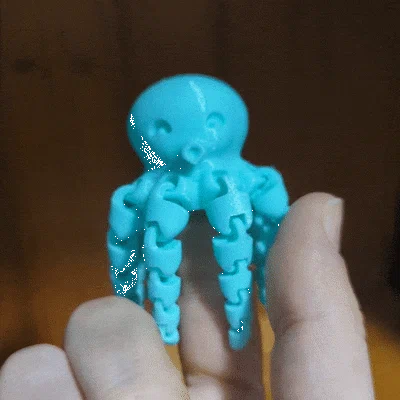 Bạch Tuộc Nhí Dễ Thương Xoay Tròn (Spinning Cute Little Octopus)