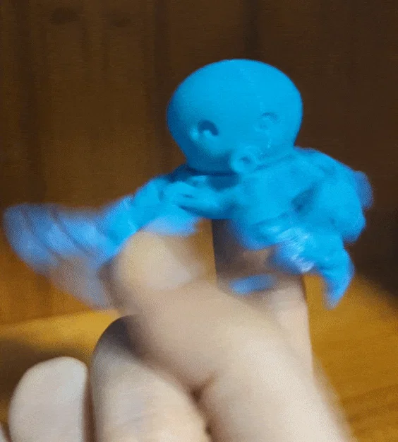 Bạch Tuộc Nhí Dễ Thương Xoay Tròn (Spinning Cute Little Octopus) - Image 3
