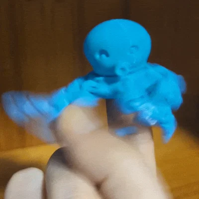 Bạch Tuộc Nhí Dễ Thương Xoay Tròn (Spinning Cute Little Octopus)