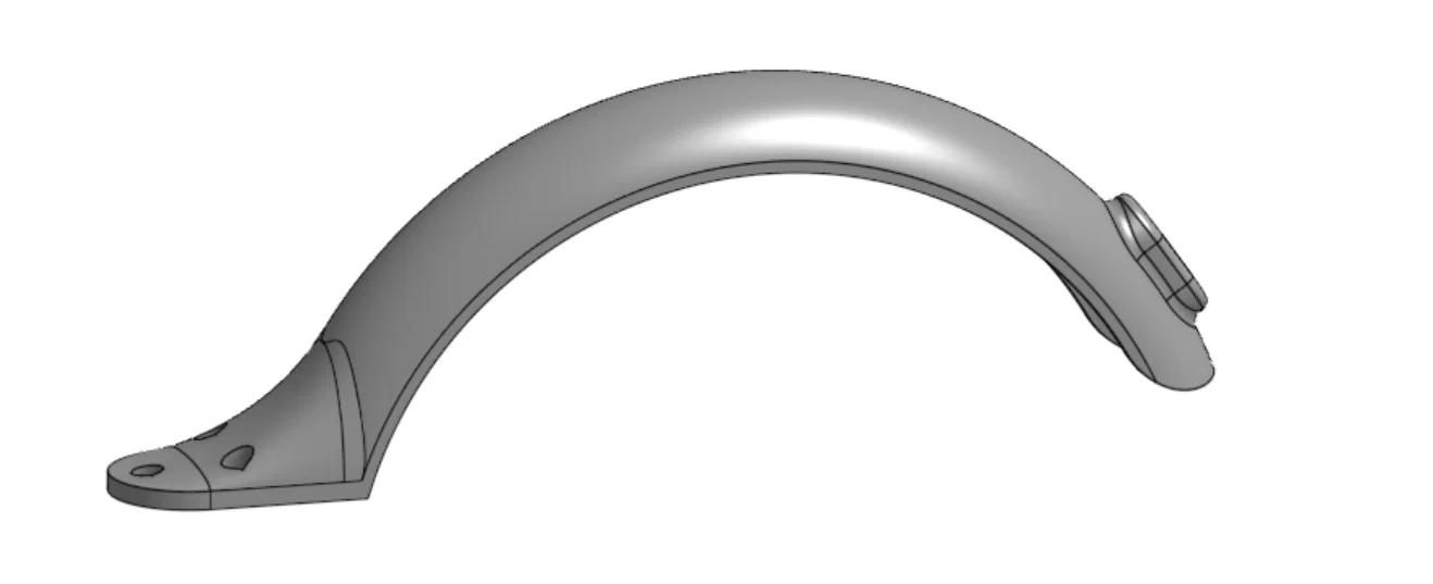 Chắn bùn sau Xiaomi M365/M365 Pro/1S/Pro 2 (Electric Scooter Back Mudguard) - Image 3