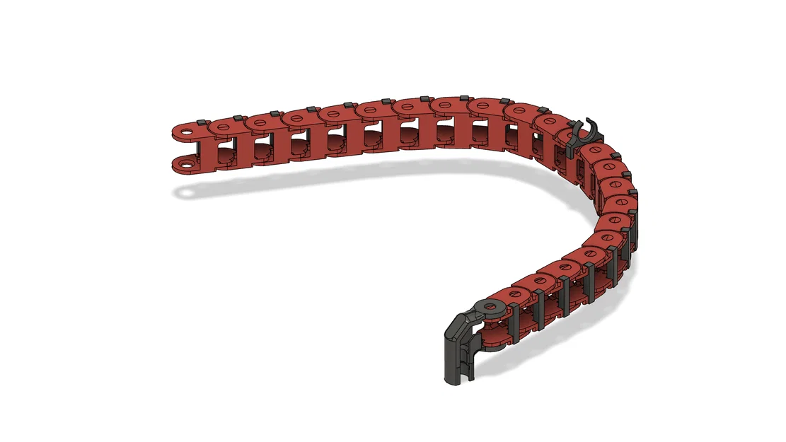 Bambu Lab P1P Printable Cable Drag Chain (xích dẫn cáp in 3D) - Image 3