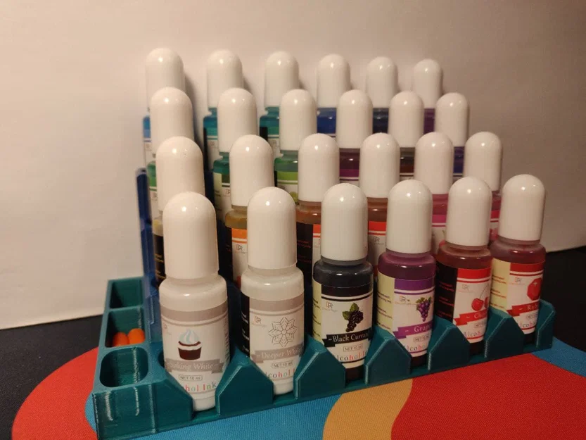 Kệ để chai Alcohol Ink/Paint (21mm) – 24 chai - Image 1