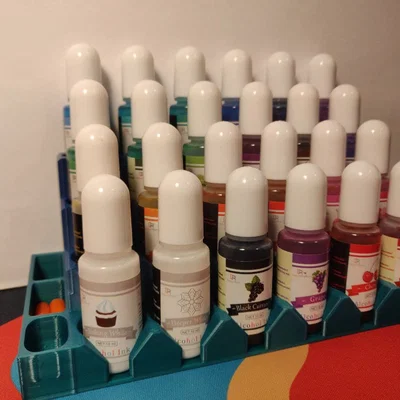 Kệ để chai Alcohol Ink/Paint (21mm) – 24 chai