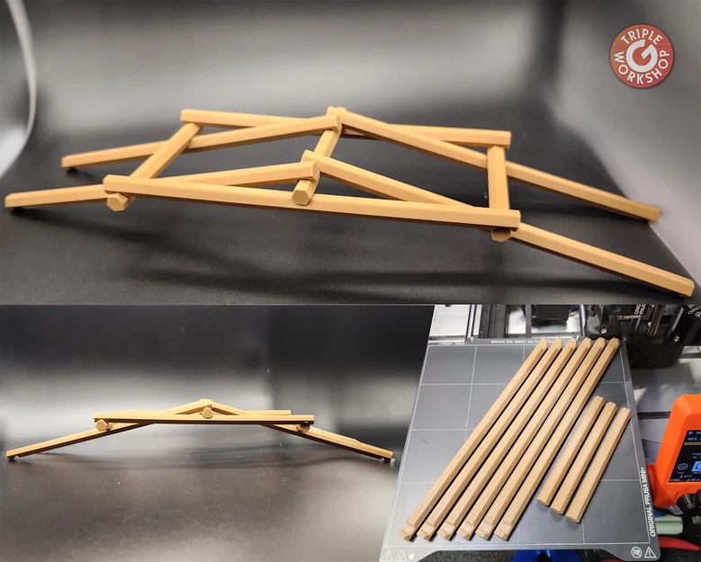 Bộ Xếp Hình Cầu DaVinci (DaVinci Bridge Puzzle Set) - Image 1