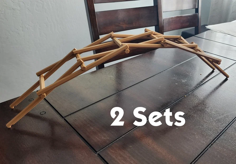 Bộ Xếp Hình Cầu DaVinci (DaVinci Bridge Puzzle Set) - Image 3