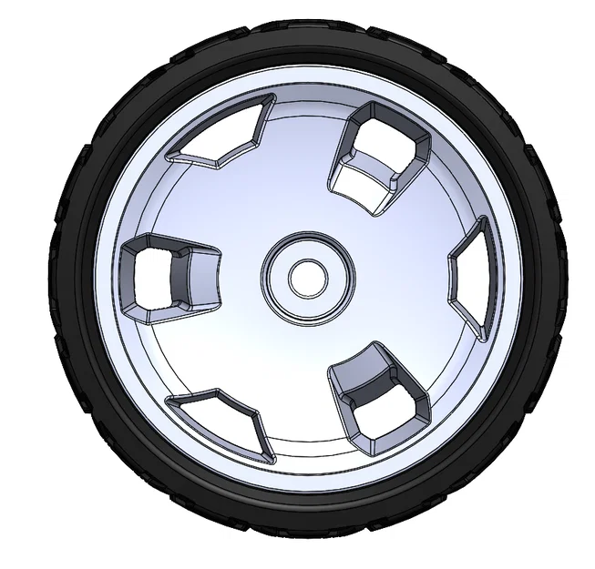 Phụ tùng thay thế: Black MAX - 1:1 - Bánh xe máy cắt cỏ 8 inch - Image 2