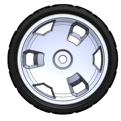 Phụ tùng thay thế: Black MAX - 1:1 - Bánh xe máy cắt cỏ 8 inch