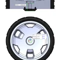 Phụ tùng thay thế: Black MAX - 1:1 - Bánh xe máy cắt cỏ 8 inch - Thumbnail 4
