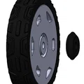 Phụ tùng thay thế: Black MAX - 1:1 - Bánh xe máy cắt cỏ 8 inch - Thumbnail 5