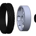 Phụ tùng thay thế: Black MAX - 1:1 - Bánh xe máy cắt cỏ 8 inch - Thumbnail 6