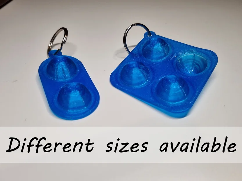 Móc khóa Fidget Toy Bubble Wrap giải tỏa căng thẳng - Image 1