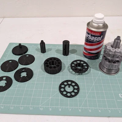Mô hình hộp đựng đồ bí mật Jurassic Park Barbasol CryoCanister 3D