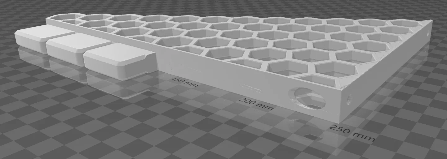 Giá đỡ kệ honeycomb cho AMS (AMS Honycomb shelf support) - Image 5