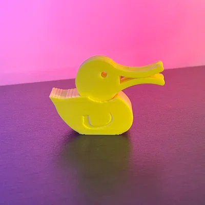 ChipClip DUCK – Kẹp miệng bịch hình vịt kèm đế trưng bày