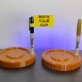 Dispenser ly PartyCup kèm khay giữ bút Sharpie - Thumbnail 2