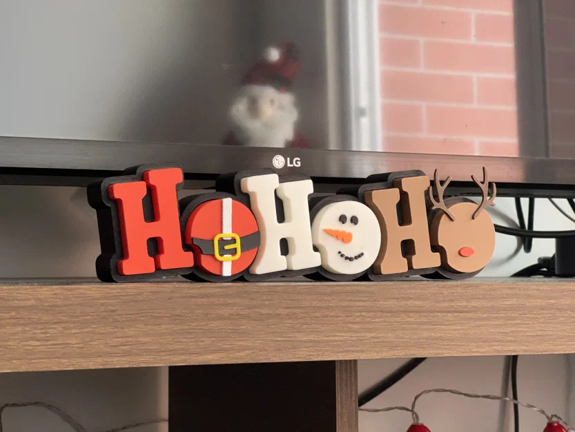 Bảng Chữ Giáng Sinh “HoHoHo” - Image 1