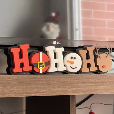 Bảng Chữ Giáng Sinh “HoHoHo”