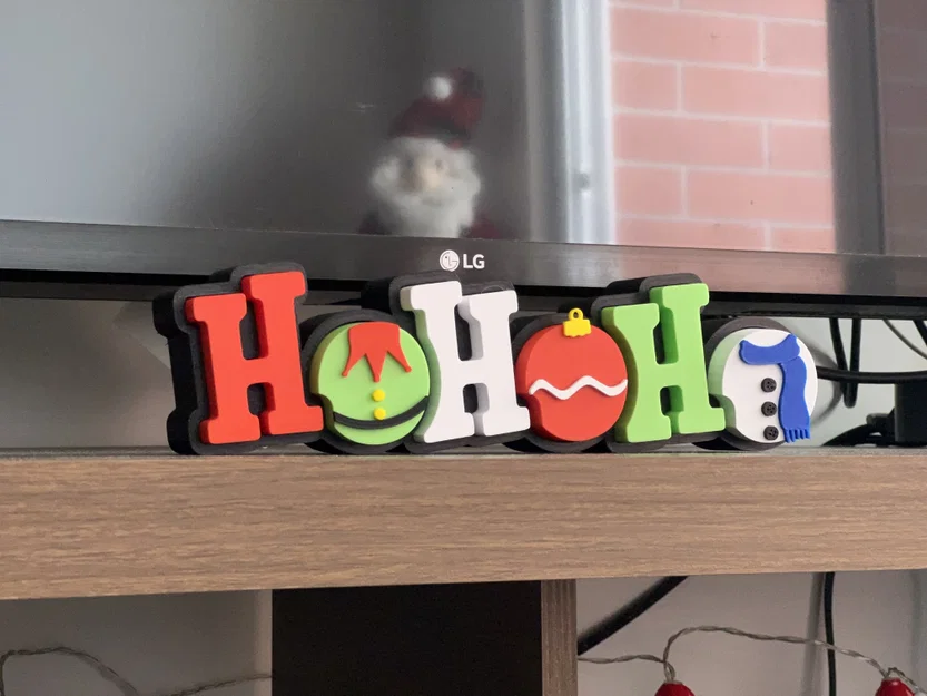 Bảng Chữ Giáng Sinh “HoHoHo” - Image 2