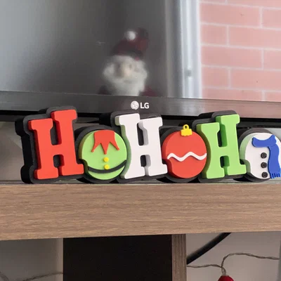 Bảng Chữ Giáng Sinh “HoHoHo”