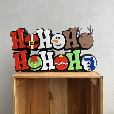 Bảng Chữ Giáng Sinh “HoHoHo”