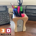 Hộp Đựng Bàn Làm Việc Kèm Gọt Bút Chì Cho Văn Phòng/Bàn Ở Nhà - Thumbnail 3