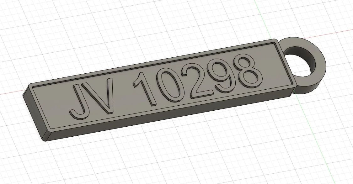 Key Tag tuỳ biến chữ (Customizeable key tag) - Image 1