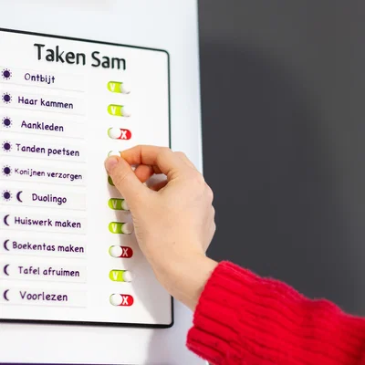 Bảng kế hoạch thói quen sáng/tối cho bé (Kids tasks morning/evening routine planner)