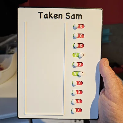 Bảng kế hoạch thói quen sáng/tối cho bé (Kids tasks morning/evening routine planner)
