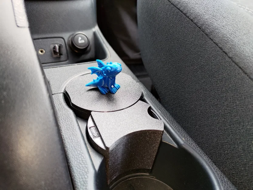 Hộp để đồ hộc để ly xe hơi (parametric) - Car Cupholder Boxes - Image 1