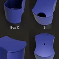 Hộp để đồ hộc để ly xe hơi (parametric) - Car Cupholder Boxes - Thumbnail 5