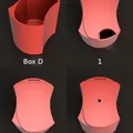 Hộp để đồ hộc để ly xe hơi (parametric) - Car Cupholder Boxes - Thumbnail 6