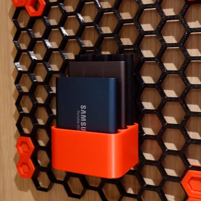 Giá đỡ SSD cho HSW (Honeycomb Wall) – vừa Samsung T7 Tough