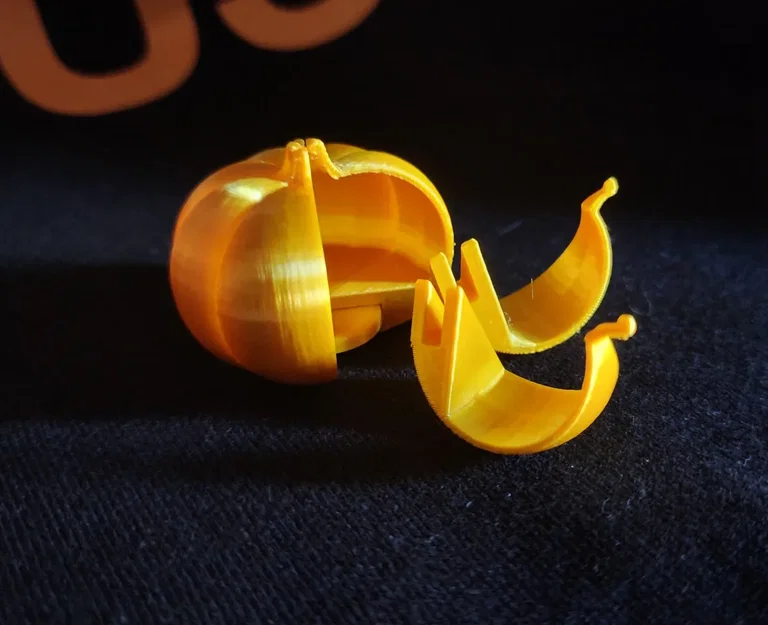 Pumpkin Kit Card 2023: Mô hình quả bí ngô lắp ráp in 3D độc đáo - Image 2