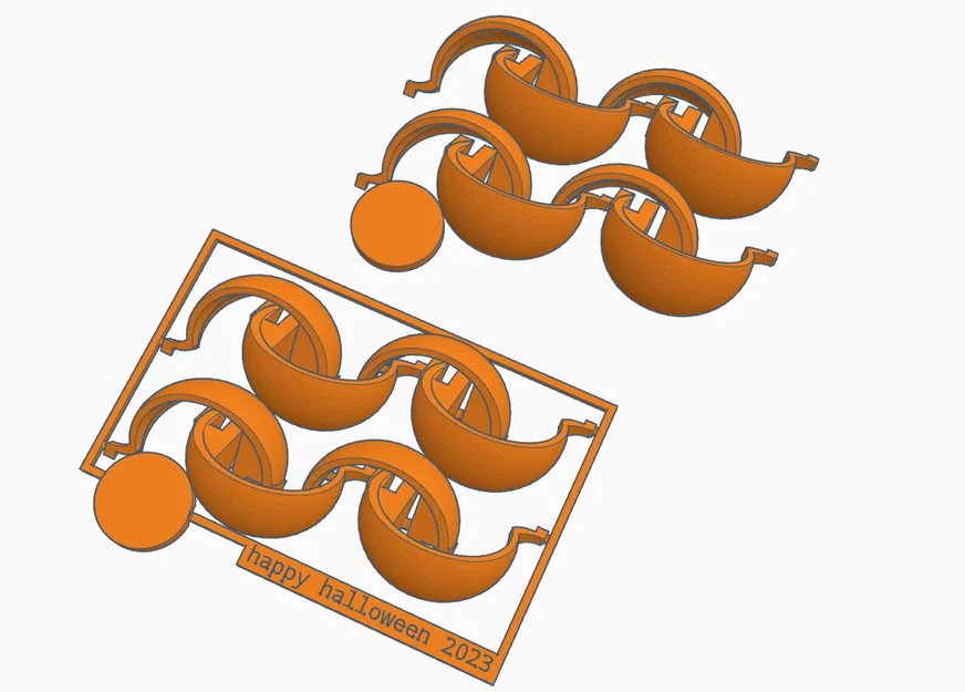 Pumpkin Kit Card 2023: Mô hình quả bí ngô lắp ráp in 3D độc đáo - Image 3