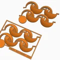 Pumpkin Kit Card 2023: Mô hình quả bí ngô lắp ráp in 3D độc đáo - Thumbnail 3