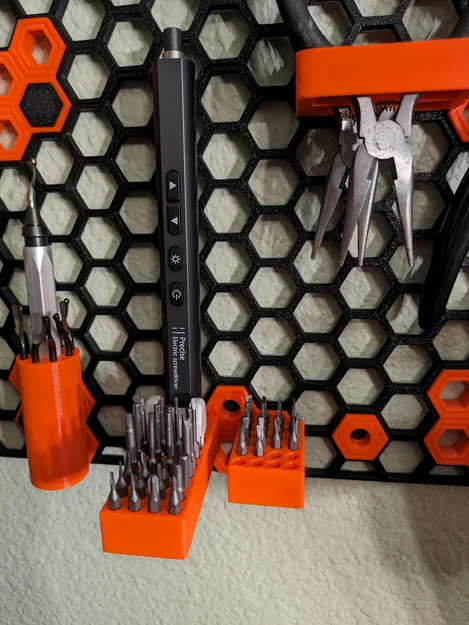 Giá đỡ mũi vít 5mm cho hệ thống Honeycomb Storage Wall (HSW) - Image 1