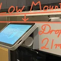 Bambu Lab X1C/X1 - Ngàm hạ màn hình Touch Screen Low Mount V2 (-21mm/-13mm) - Thumbnail 1