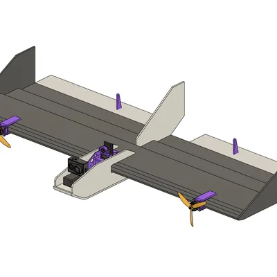 Máy bay RC (Ardupilot Flying Plank / Flying Wing)